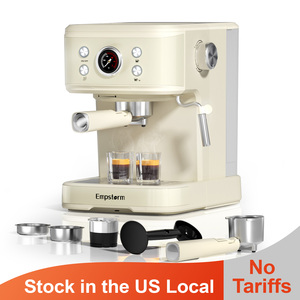 Machine à <span class=keywords><strong>café</strong></span> semi-automatique Empstorm 2 en 1 pour <span class=keywords><strong>capsules</strong></span> et poudre, expressos, lattes, cappuccinos pour le bureau, la maison et l'hôtel - Product Image 2