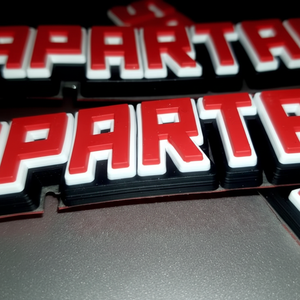 Pare-chocs de casque de baseball personnalisés 3M Base adhésive Casque de balle 2D 3D avec double bande Logos des équipes de baseball - Product Image 1