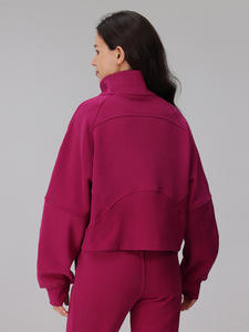 Chaqueta Deportiva de Invierno para Mujer, Gruesa, 34% Algodón, Media Cremallera, la Más Vendida de Australia, con Logotipo Personalizado, Transpirable - Product Image 6