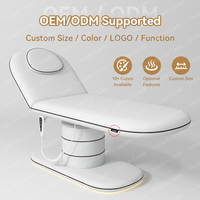 Cama de Belleza Eléctrica Madamcenter 2 en 1, Mesa de Spa Estética, Sillón de Bienestar Moderno Ergonómico con Altura/Respaldo/Piernas Ajustables y Silencioso