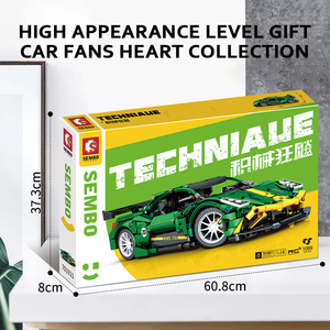 <span class=keywords><strong>Sembo</strong></span> Khối 701921 7019Pcs Giáo Dục Lắp Ráp DIY Khối Gạch Màu Xanh Lá Cây Quái Vật Xe Trẻ Em Xây Dựng Khối Thiết Lập Mô Hình Đồ Chơi Nhựa - Product Image 5