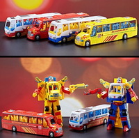 Jouet de bus scolaire transformable pour enfants 2022, robot de déformation, jouet de voiture de bus