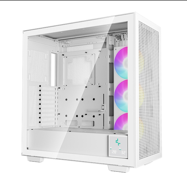 New Deepcool Dual Chamber MORPHEUS White Full Tower Case PC Gaming Support EATX ATX Gaming PC Case Computer
