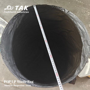 กระป๋องใส่ใบไม้30แกลลอนพับได้สำหรับการรีไซเคิลแคมป์ปิ้งและสวน - Product Image 5