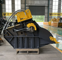 Broyeur à mâchoires mobile portable, attache pour excavatrice, broyeur pour recyclage sur site, pour projets de construction routière