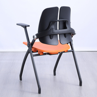 Personnalisation des couleurs de style moderne avec accoudoirs Chaise pliante pour la bibliothèque Chaise de formation
