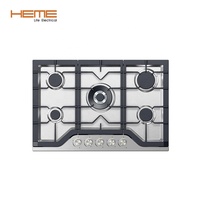 Fournisseur chinois de table de cuisson à gaz de haute qualité Allumage automatique Table de cuisson à 5 brûleurs avec 30 pouces Estufa de gaz