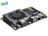 Carte mère industrielle mini 3,5 pouces DDR4 32 Go RAM SATA, prise en charge unique des processeurs Intel U/P/H de 12e/13e génération, affichage quadruple 4K pour EDP