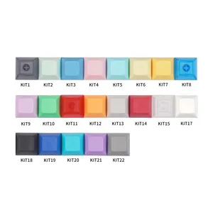 Teclas DSA Profile PBT 1U para <span class=keywords><strong>Teclado</strong></span> Mecánico, Colores Mixtos, Personalizables, para Juegos, Interruptor Mx, Retroiluminación Transparente, Altura 1U DSA - Product Image 2