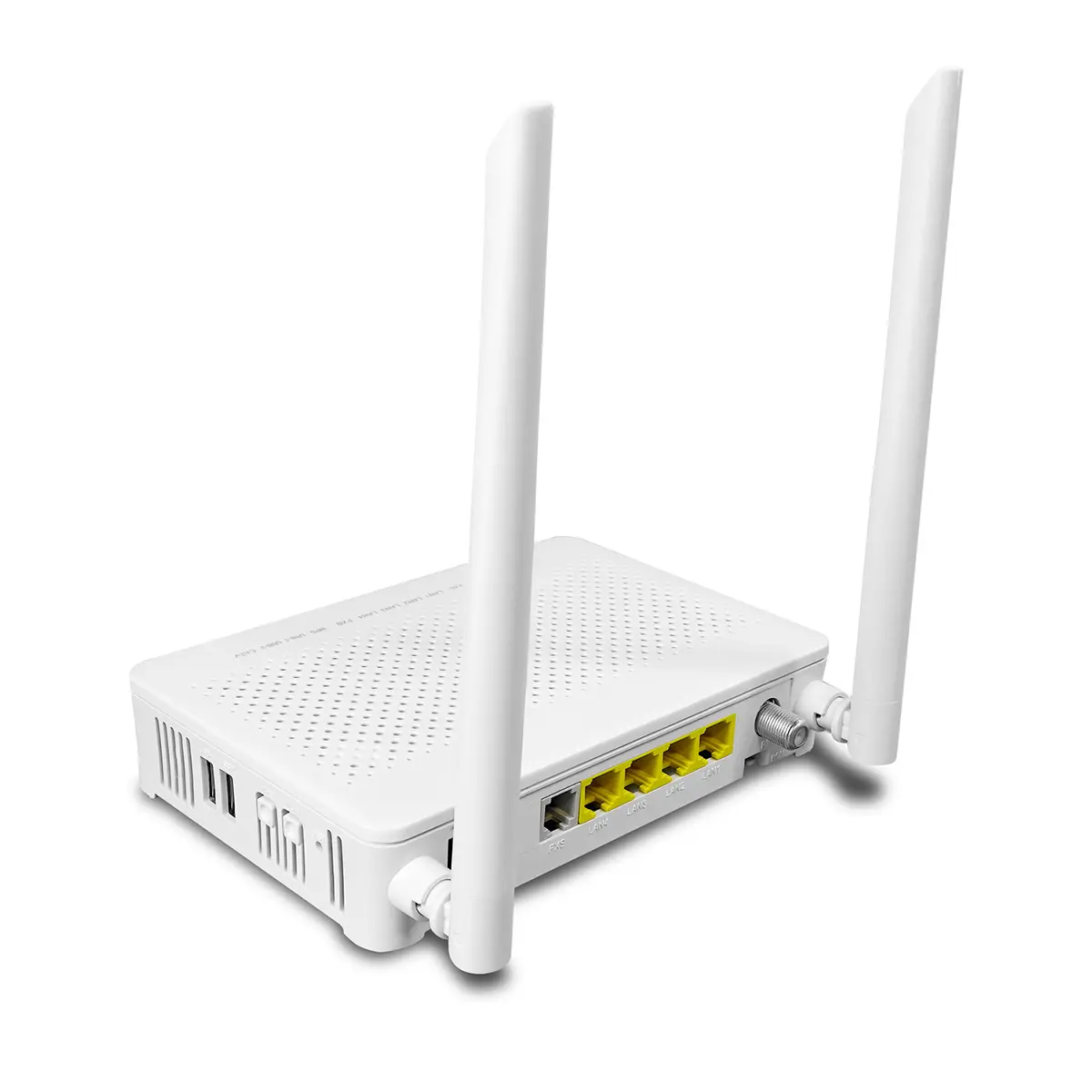 G8301C ONU FTTH 4GE 2.4G 5G Wifi5 AC1200 CATV + VOIP mendukung beberapa WiFi IP TCP Xpon peralatan serat optik ONU