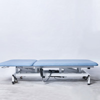 Lit de rééducation physiothérapeutique large, traitement Bobath, éponge haute densité, cuir artificiel, acier, capacité de charge de 205 kg pour