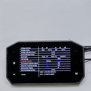 5 inch TFT LCD Đồng hồ tốc độ hiển thị với tùy chỉnh UI Hỗ trợ có thể hoặc một dòng và điện thoại đúc - Product Image 1
