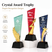 Trofeo de Cristal con Grabado de Sombra para Premios de Competición y Regalos Conmemorativos