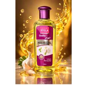 Huile capillaire à l'ail 200 ml x 48 flacons, soin capillaire naturel, huile pour cheveux doux, lisses, brillants, nourrissante, soin du cuir chevelu, cheveux forts et sains - Product Image 1