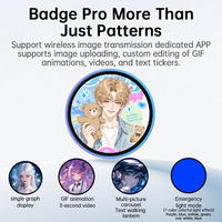 Nouveaux produits intelligents 2026 : Écran LCD TFT tactile de 1,85 pouce, badge électronique dynamique intelligent