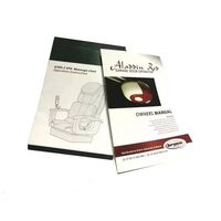 Usine personnalisé noir blanc Art papier livret couture couleur Brochure pliant Flyer-haute qualité papier carton impression