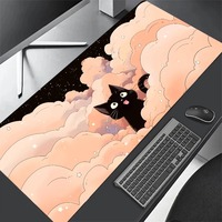 Tapis de bureau gaming durable Koi japonais, tapis de clavier PC, tapis de souris étendu imprimé, Anime