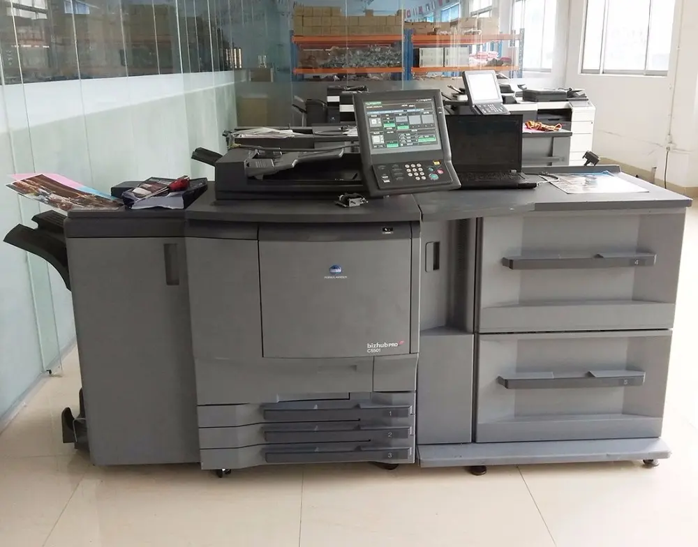 Refurbished excelente condición prensa de producción fotocopiadoras, máquinas KM C6500 C5500 C5501 impresoras