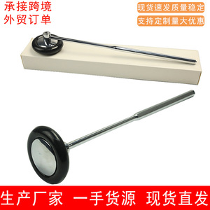 Marteau de percussion rond en acier inoxydable JAVIER noir KZC06, outil d'examen des réflexes nerveux - Product Image 5