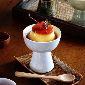 Plato de Postre de Porcelana Cerámica de Alta Calidad con Diseño Sólido, Resistente a las Manchas, Apto para Lavavajillas, Estilo Mediterráneo - Product Image 2