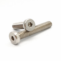 Sekrup Kepala Bulat Allen Key ISO7380 Metrik M2 M2.5 M3 M4 M5 M6 Baja Tahan Karat A2, Baut Kepala Tombol Hex Socket