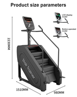 Machine d'escalier, équipement de Fitness, vente en gros, maître d'escalier Commercial de haute qualité pour la maison