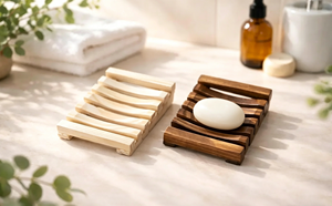 Handmade <strong>Wooden</strong> Mini Portable Soap <strong>Dish</strong> for <strong>Bathroom</strong> Restaurants &amp; Public Places - Product Image 4