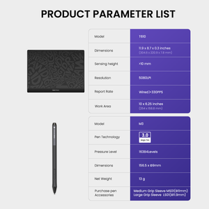تابلت الرسم الرقمي ديجي درايف تورينج بيسك إم تي 610، تابلت رسم رقمي فائق النحافة بسمك 7.8 ملم - Product Image 3