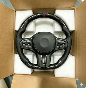 <span class=keywords><strong>Volante</strong></span> de Fibra de Carbono Real Calefactado, Totalmente Personalizado, para BMW Serie 3 G20, M3, M4, G80, G82, G83, G2x, G28, M340i, M440i, M Sport, <span class=keywords><strong>G29</strong></span> - Product Image 6