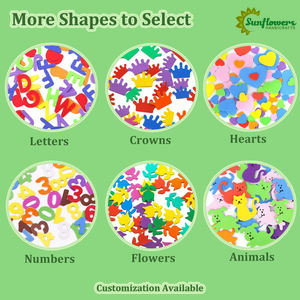 48mm grandi forme di alfabeto in schiuma EVA per bambini per arti e mestieri di apprendimento e insegnamento del linguaggio adesivi - Product Image 5