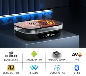 Ye Super Console X4 Plus Plug and Play Console de jeux vidéo rétro Lecteur de jeux classique pour PSP 4K Android 11 Boîtier TV - Product Image 3