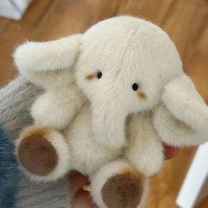Cream Color <strong>Elephant</strong> Plush Toy with Big Ears, Soft Stuffed Animal for Baby Gift, Nursery Decor, Newborn <strong>Present</strong> - Product Image 3