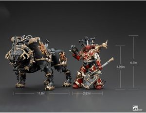 JOYTOY <span class=keywords><strong>Warhammer</strong></span> 40K World Eaters Lord Invocatus Figurine d'action à l'échelle 1/18 (4,96 pouces) Modèle de collection Mecha - Product Image 2