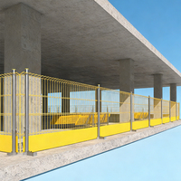 Barrière de protection contre les chutes conforme aux normes OSHA, clôture de sécurité pour la construction, système de garde-corps pour bordure de plancher en béton non fini