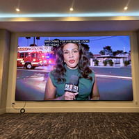 Écran LED COB d'intérieur Lecede à maintenance frontale, mur vidéo à pas fin pour affichage publicitaire en magasin