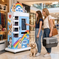 Máquina Expendedora de Etiquetas de Identificación para Mascotas con Grabado Láser, Personalizadora de Etiquetas con Nombre para Perros y Gatos, Autoservicio Inteligente