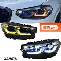 Phare LED Laser Premium LT pour X3 G01 G08 2018-2024 12V Nouveau Système d'Éclairage Automobile Plug & Play Lampe de Voiture Double Couleur Diurne