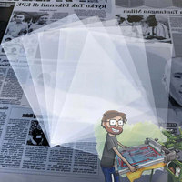 Stock de España película transparente lechosa de inyección de tinta impermeable Premium 100 hojas/paquete 11 \ "X 17 \" impresora de pantalla para pantalla de seda