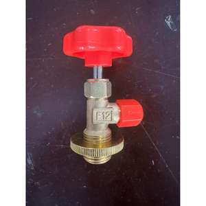 Vanne de réfrigération manuelle en cuivre pour l'ouverture de bouteilles de réfrigérant R22/R134A, anti-retour - Product Image 1