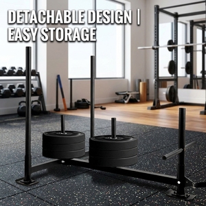 <span class=keywords><strong>Trineo</strong></span> de Fitness Desmontable con Placas de 2 Pulgadas, <span class=keywords><strong>Trineo</strong></span> de Arrastre Compacto para <span class=keywords><strong>CrossFit</strong></span> y Gimnasio en Casa - Product Image 1