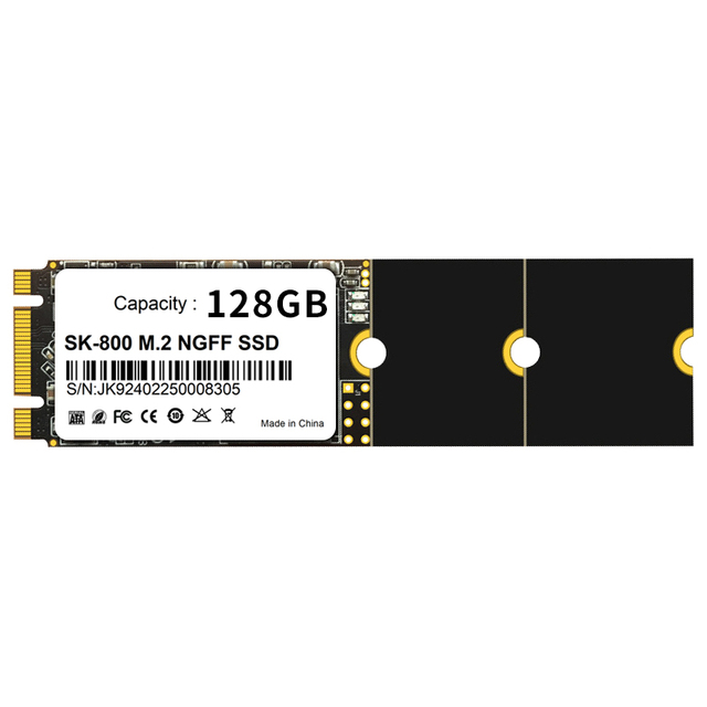 SK800-128G Laptop M.2 2280 Internal SSD 128GB PCIe GEN3 SATA 3.0 Expansion Port Wireless New