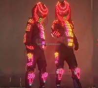 Scène de Rave de couleur changeante vêtements de Performance de danse lumineux Costume de Robot à LED