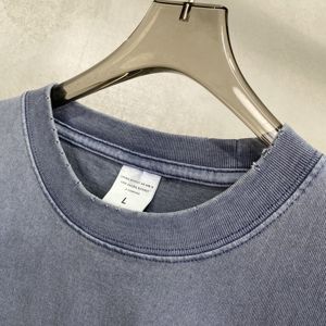 เสื้อยืดวิ<span class=keywords><strong>น</strong></span>เทจสำหรับผู้ชาย<span class=keywords><strong>2</strong></span>ชิ้นใส่สบายชุดกางเกงขาสั้นผ้าฝ้าย100% โอเวอร์ไซส์และเสื้อยืดซักกรดเหมาะสำหรับผู้ชาย - Product Image 5