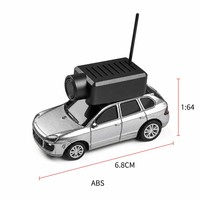 Voiture RC avec caméra 1:64, mini voiture RC télécommandée avec caméra, 2,4 GHz, 720P, WiFi, voiture jouet pour garçons, enfants, mini voiture électrique