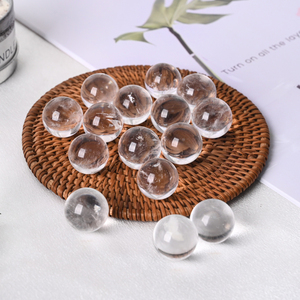 2cm Small <b>Crystal</b> <b>Ball</b> Wholesale High Quality Clear Quartz <b>Crystal</b> Mini Spheres for Souvenir - Product Image 1