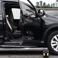 Gonfleur de pneus de voiture portable 12V à expédition rapide avec écran numérique, pompe à air électrique pour pneus de véhicule