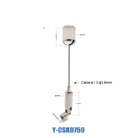 Services de fabrication de kits de systèmes de suspension de câbles pour plafond, pinces à câbles, autres accessoires d'éclairage, système de suspension de luminaires