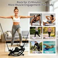 Appareil de fitness portable en acier pour exercices latéraux, affichage numérique, suivi du temps, pour jambes, fessiers et abdominaux