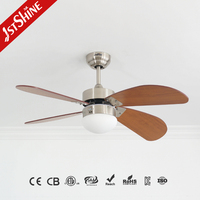 Ventilateur de plafond 1stshine classique pour patio extérieur, intelligent, avec commande vocale, moteur silencieux, robuste, avec lumière