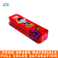 Manchons d'emballage en film thermorétractable PVC imprimés sur mesure, sachets thermoscellables pour bonbons, jus, bouteilles d'eau